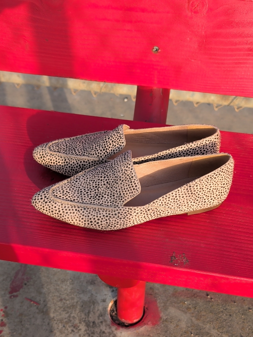 Madewell Calf Fur Sz 7.5 Women Loafers